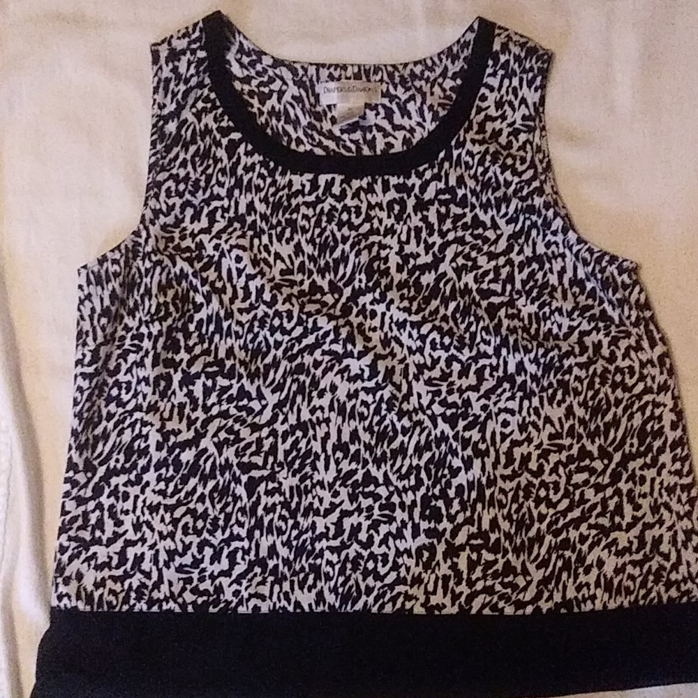 Drapers and Damons petite large sleeveless blouse